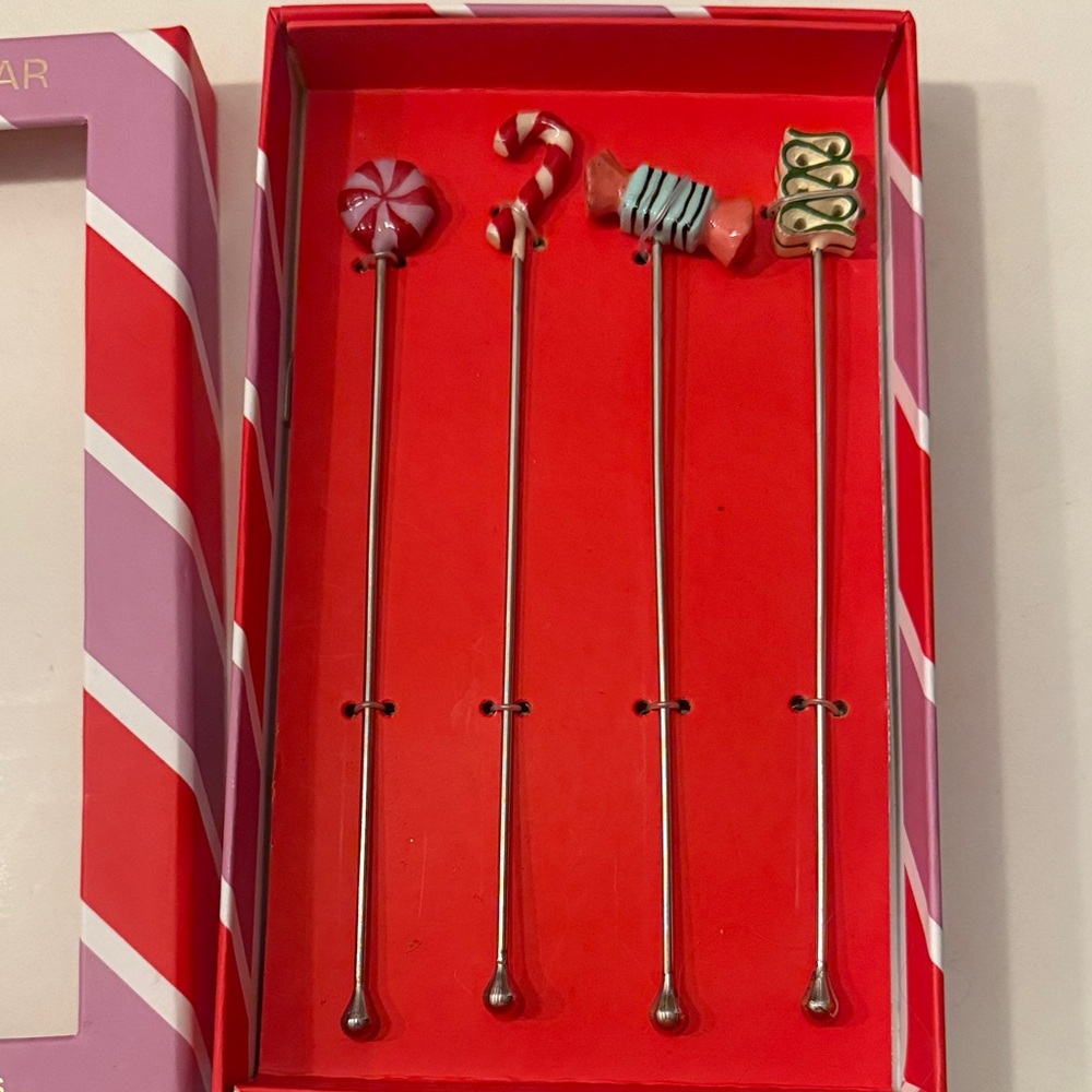 Anthropologie Festive Candy-Themed Stir Sticks